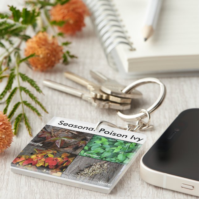 Poison Ivy Keychain (Front Right)