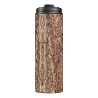 poison ivy roots on tree trunk thermal tumbler