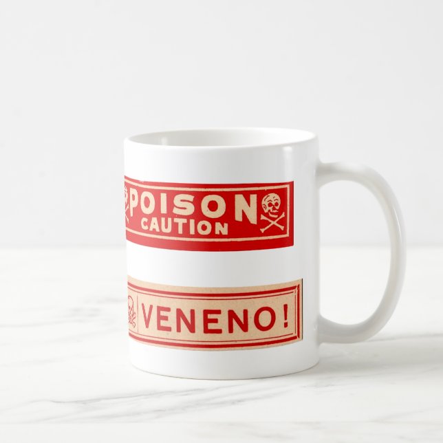 Poison Labels Mug (Right)