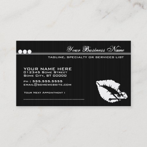 poison lips business cards