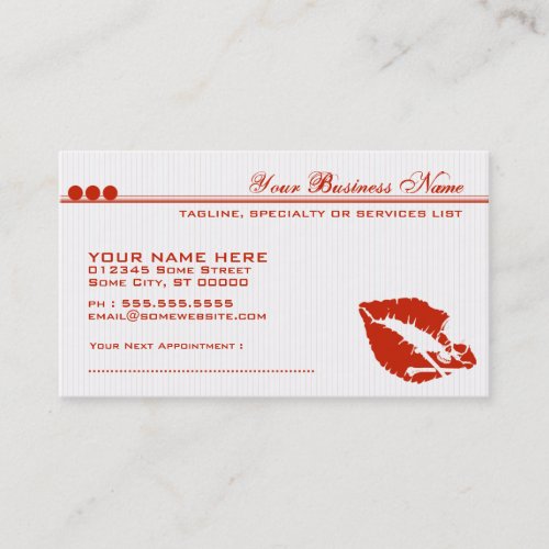 poison lips business cards