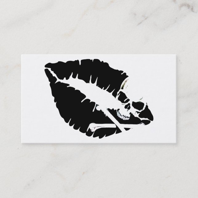 poison lips business card (Front)