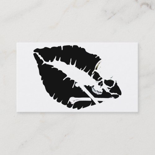 poison lips business card