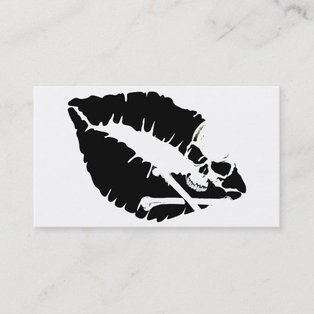 poison lips business card (Front)