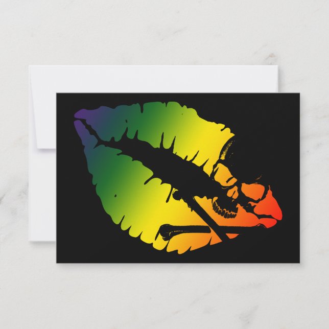 poison lips invitation (Front)