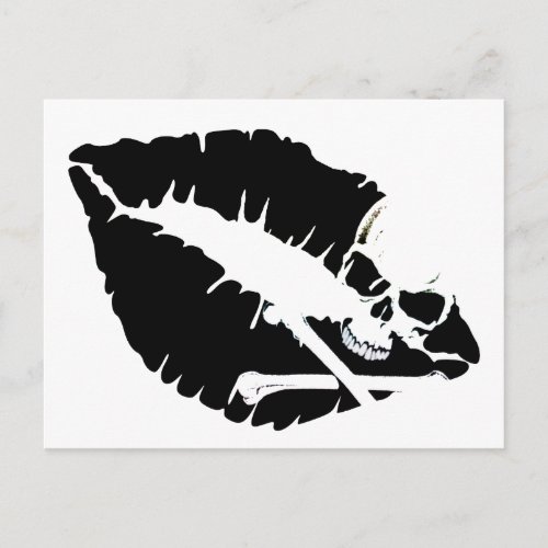 poison lips postcard