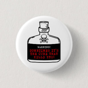 Poison logo button