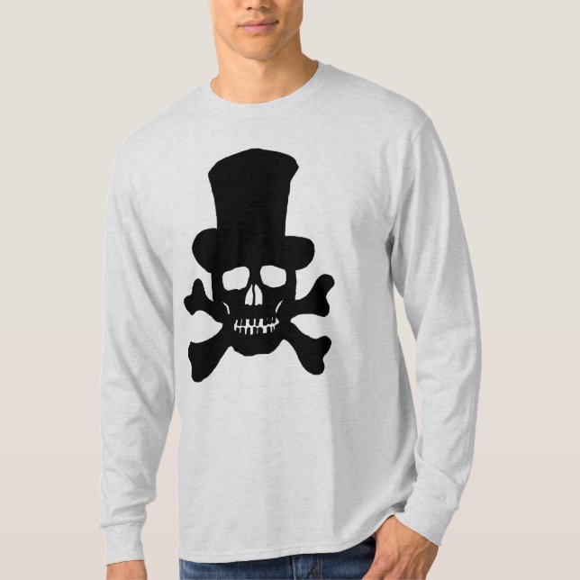 Poison Personalized Skull and Crossbones T shirt (Front)