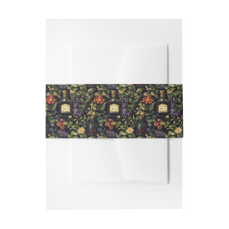 Poison Petals Invitation Belly Band