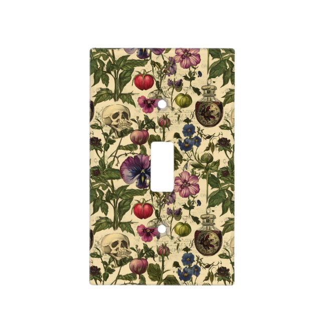 Poison Petals Light Switch Cover (Front)