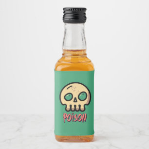 Poison Potion Liquor Bottle Label