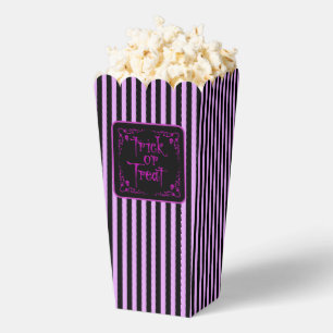 Poison Purple Trick or Treat Favor Boxes