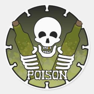 Poison Stickers | Zazzle