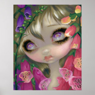 Poisonous Beauties 9: Foxgloves fairy ART PRINT