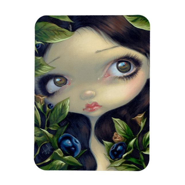 "Poisonous Beauties I: Belladonna" Flex Magnet (Vertical)