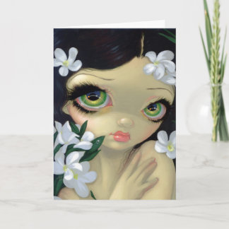 Poisonous Beauties II White Oleander Greeting Card