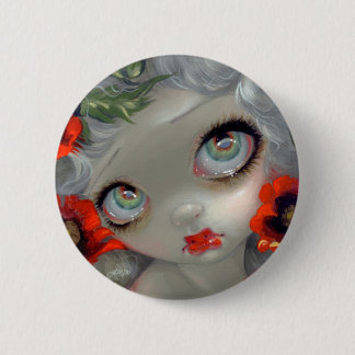 "Poisonous Beauties III: Opium Poppy" Button