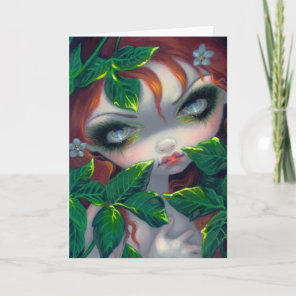 "Poisonous Beauties IV: Poison Ivy" Greeting Card