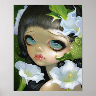 Poisonous Beauties V : Datura Art Print fairy