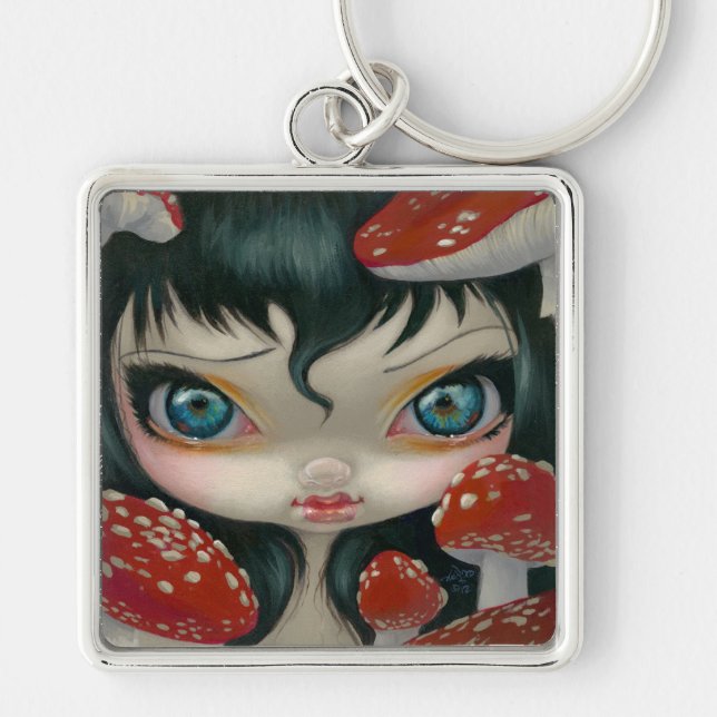 "Poisonous Beauties VI: Fly Agaric" Keychain (Front)