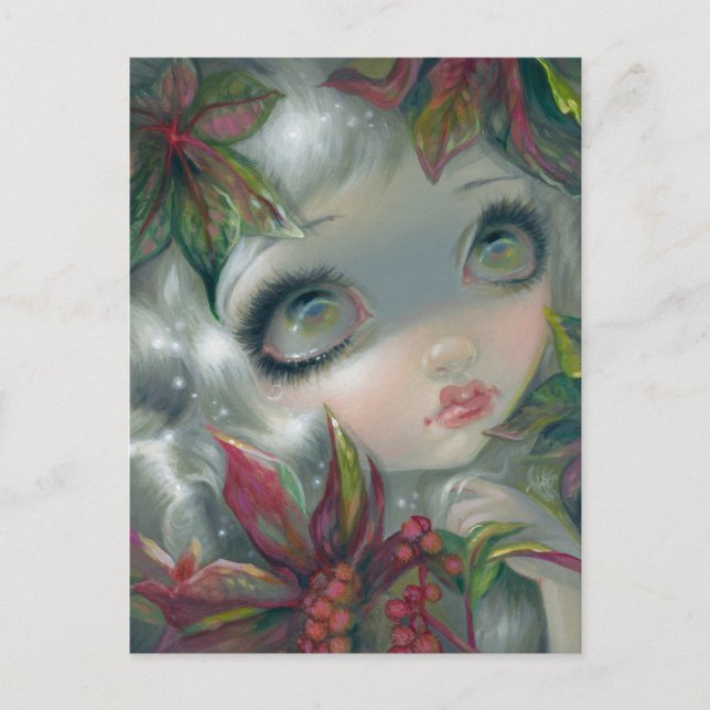 "Poisonous Beauties VIII: Castor Bean" Postcard (Front)