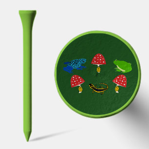 Poisonous Forest Halloween Golf Tees