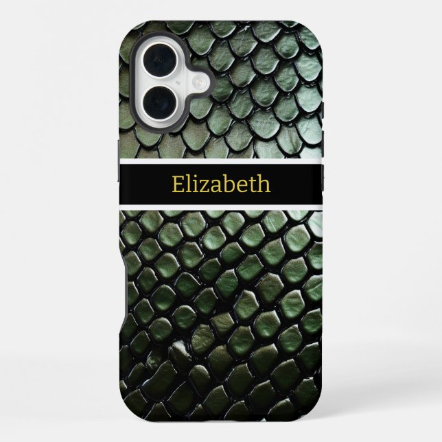 Poisonous snakeskin patterns in nature iphone case (Back)