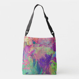 Poisson exotique multicolore crossbody bag