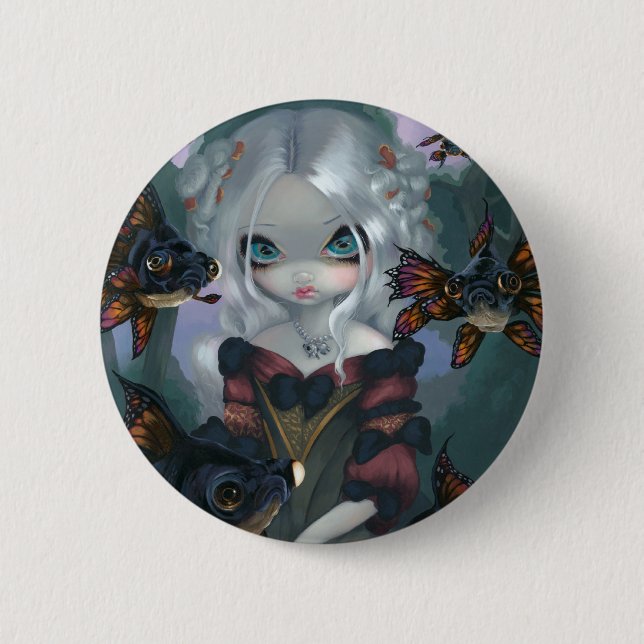 "Poissons Les Yeux Globuleux" Button (Front)