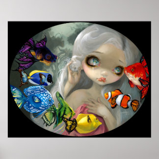 Poissons Volants: Arc-en-Ciel ART PRINT rococo pop