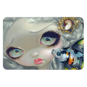 "Poissons Volants: La Coiffure" Flex Magnet