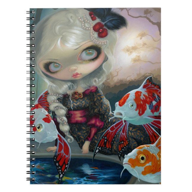 "Poissons Volants: Le Bassin des Carpes" Notebook (Front)