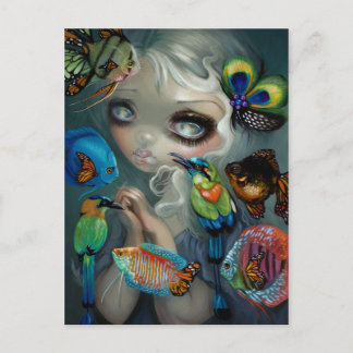 "Poissons Volants: Les Oiseaux" Postcard