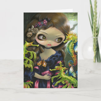 "Poissons Volants: L'Hippocampe" Greeting Card