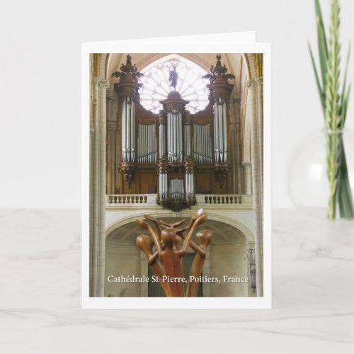 Poitiers Cathedral Card