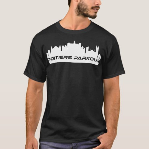 Poitiers Parkour city logo T_Shirt