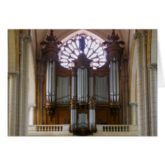 Poitiers pipe organ cards