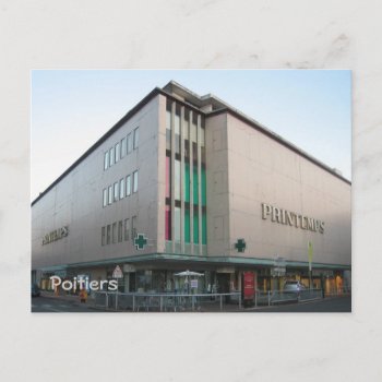 Poitiers Postcard by henkvk at Zazzle