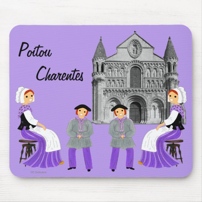Poitou-Charentes, France Mouse Pad (Front)