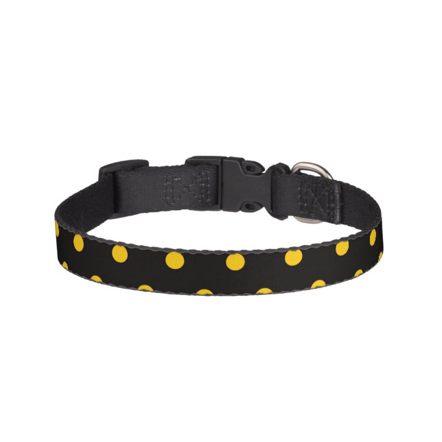 Poka Dot Pet Collar (Front)