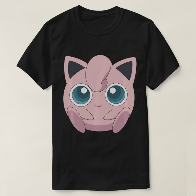 PokÃ©mon Jigglypuff Cute Big Face Long Sleeve T-Sh T-Shirt (Design Front)