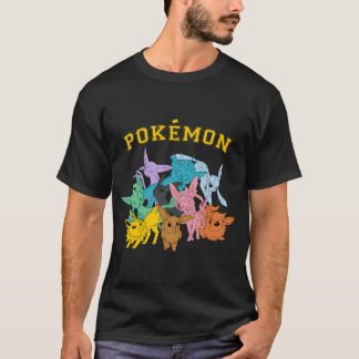 Pokã©Mon Shot Eeveelutions Collage T-Shirt