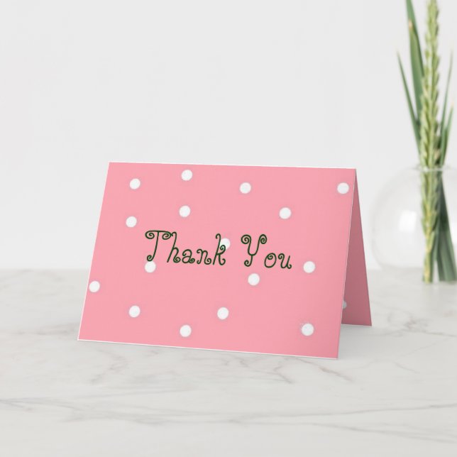 pokadots, Thank You (Front)