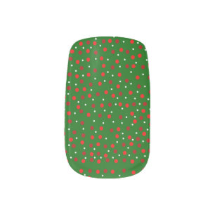 Poke a Dot Nail Art-Green Minx Nail Art