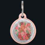 Poké Hawaiian Food Raw Fish Ahi Tuna Poke Bowl Pet ID Tag<br><div class="desc">Design features an original marker illustration of a classic ahi tuna poké bowl, a raw fish dish popular in Hawaiian cuisine. This design is also available on other products. Lots of additional Hawaii themed illustrations are also available from this shop. Don't see what you're looking for? Need help with customization?...</div>