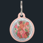 Poké Hawaiian Food Raw Fish Ahi Tuna Poke Bowl Pet ID Tag<br><div class="desc">Design features an original marker illustration of a classic ahi tuna poké bowl, a raw fish dish popular in Hawaiian cuisine. This design is also available on other products. Lots of additional Hawaii themed illustrations are also available from this shop. Don't see what you're looking for? Need help with customization?...</div>