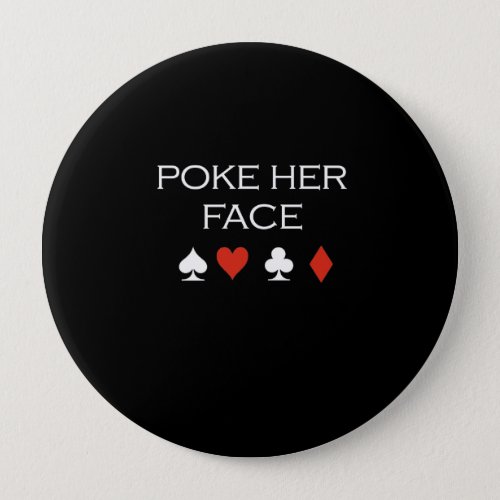 poke her face T_shirt white Button
