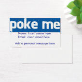 Poke Me Facebook card (Desk)