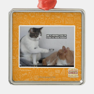 Poke. Metal Ornament
