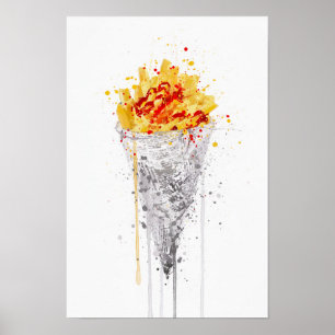 Poke of Chips Poster